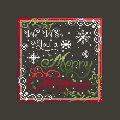 Shannon Christine Designs Merry Christmas cross stitch chart