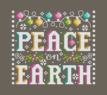 Shannon Christine Designs Peace on Earth cross stitch chart