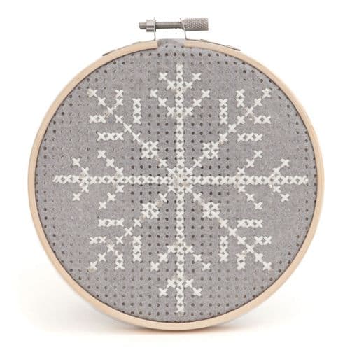 Snowflake cross stitch kit