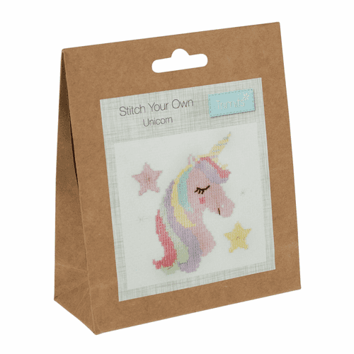 Unicorn cross stitch kit