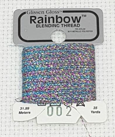 White Flame GlissenGloss Rainbow Thread 280 / R002