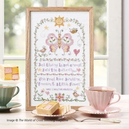 Words to Live By Butterfly Sampler WOXS Issue 319 2022 project pack